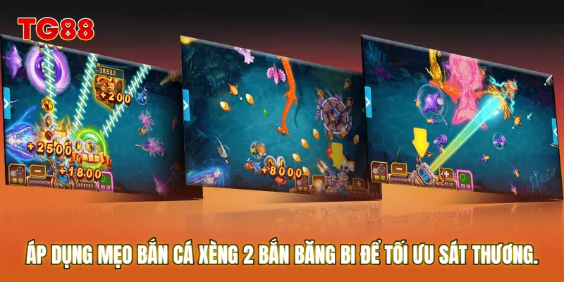 Áp dụng Mẹo bắn cá xèng 2 bắn băng bi để tối ưu sát thương