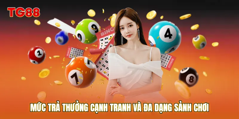 Mức trả thưởng cạnh tranh và đa dạng